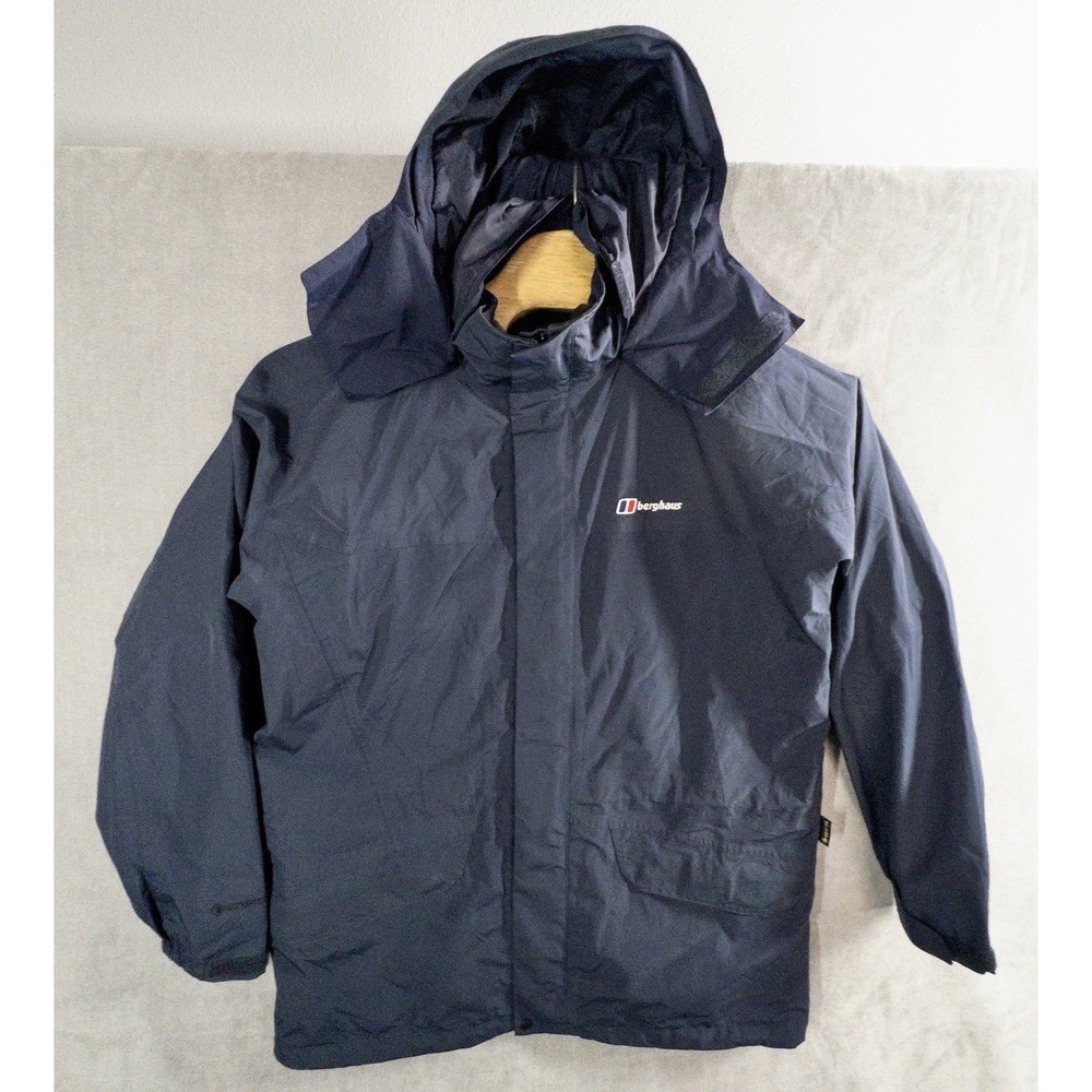 Berghaus Gore-Tex Full Zip Hooded Jacket Mens Large Gorpcore Outdoors Ski